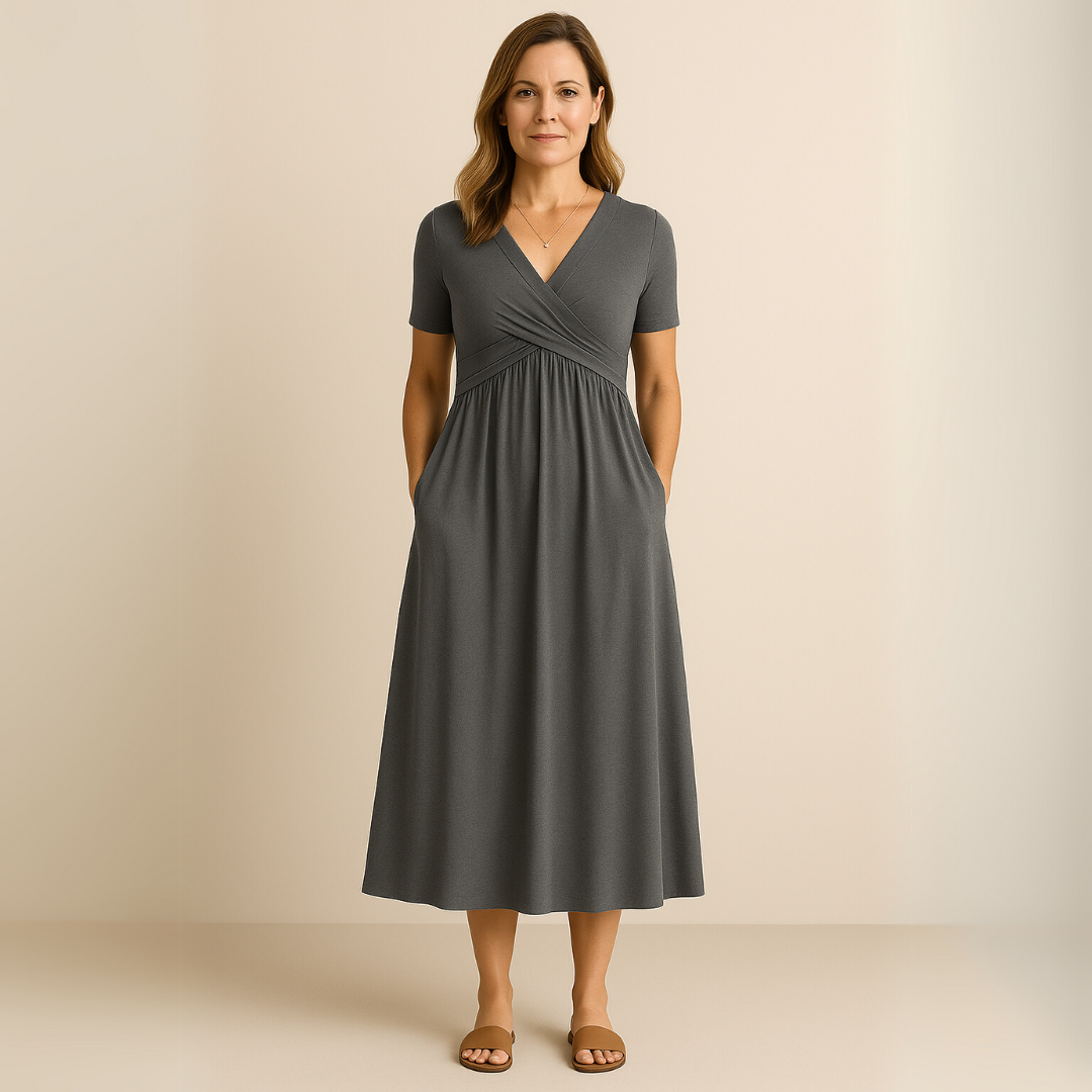 Corazon™ | Abito Midi con Scollatura a V