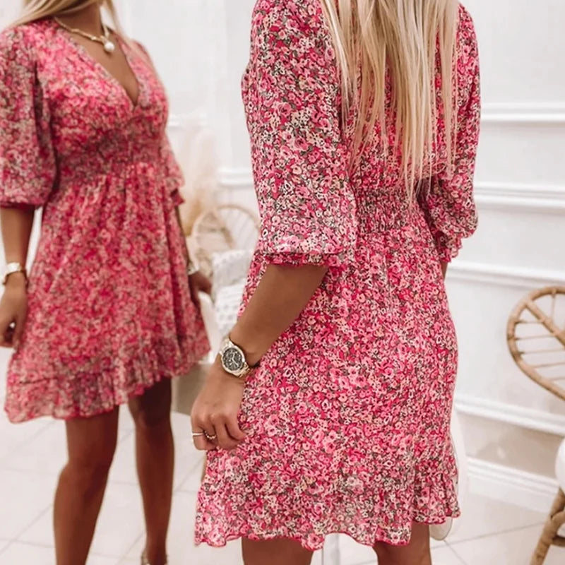 Addison™ - Abito Floreale Elegante
