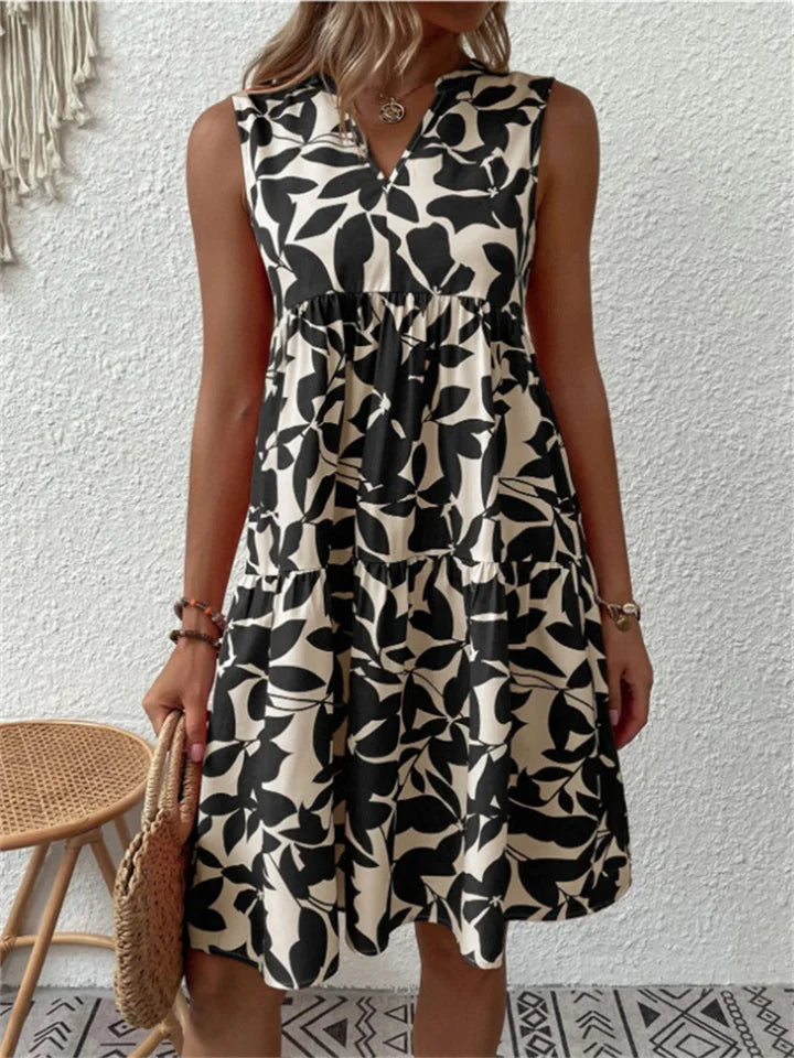 Tasha | Vestito Fluttuante in Fiore