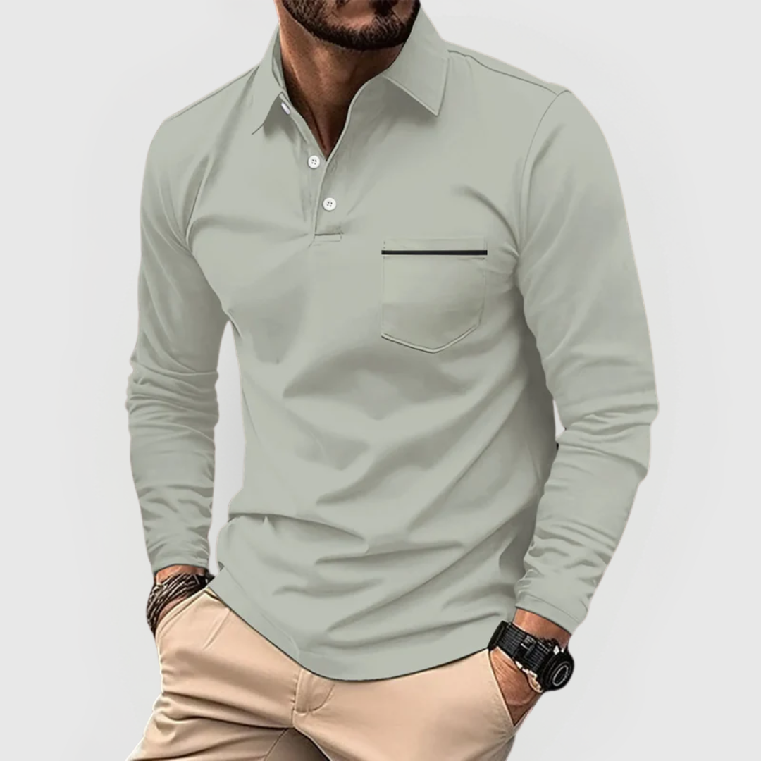 Raffaele™ | Polo elegante e comoda con taschino pratico