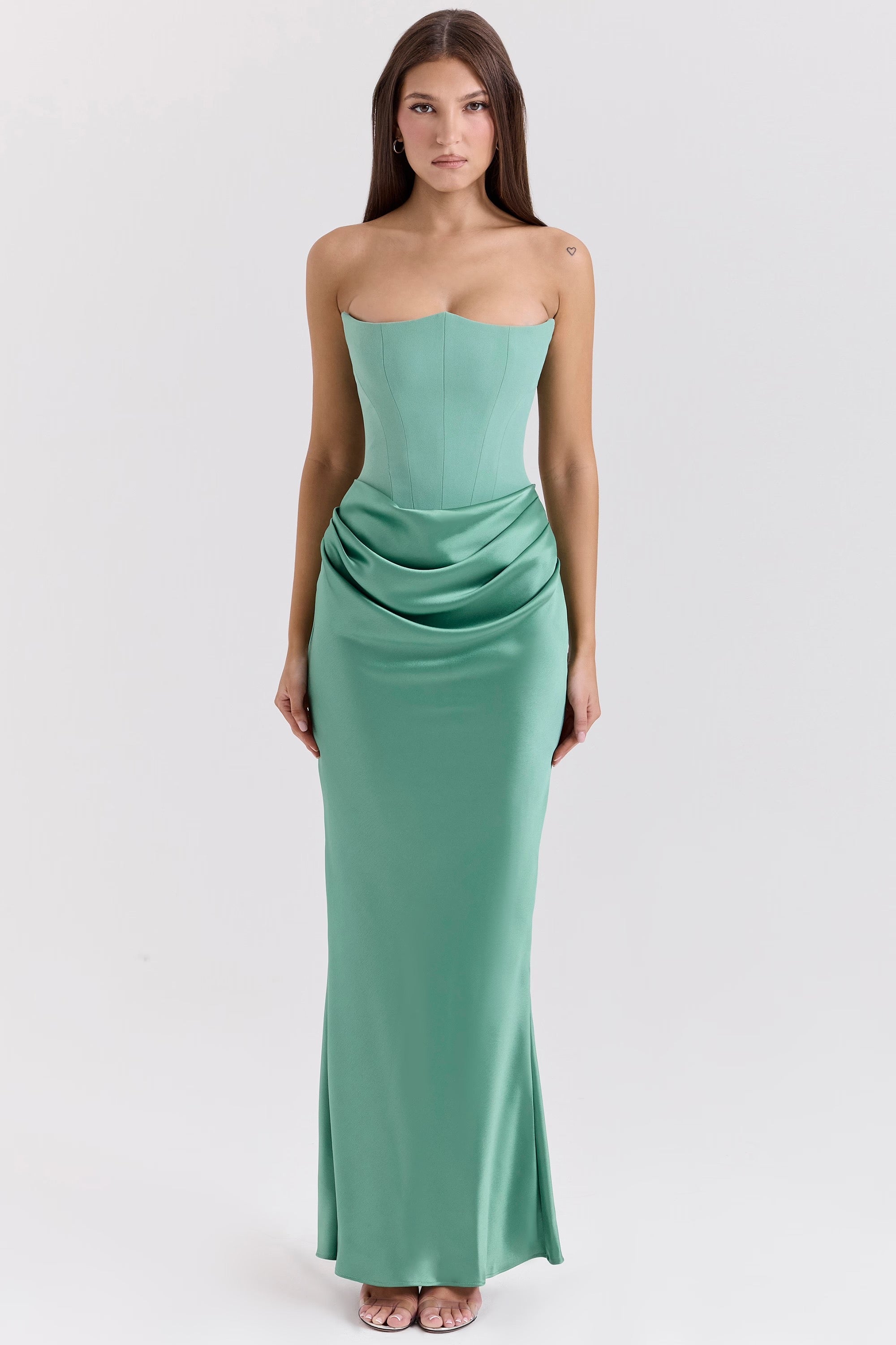 Madison™ | Abito in Satin con Silhouette a Forma di Clessidra