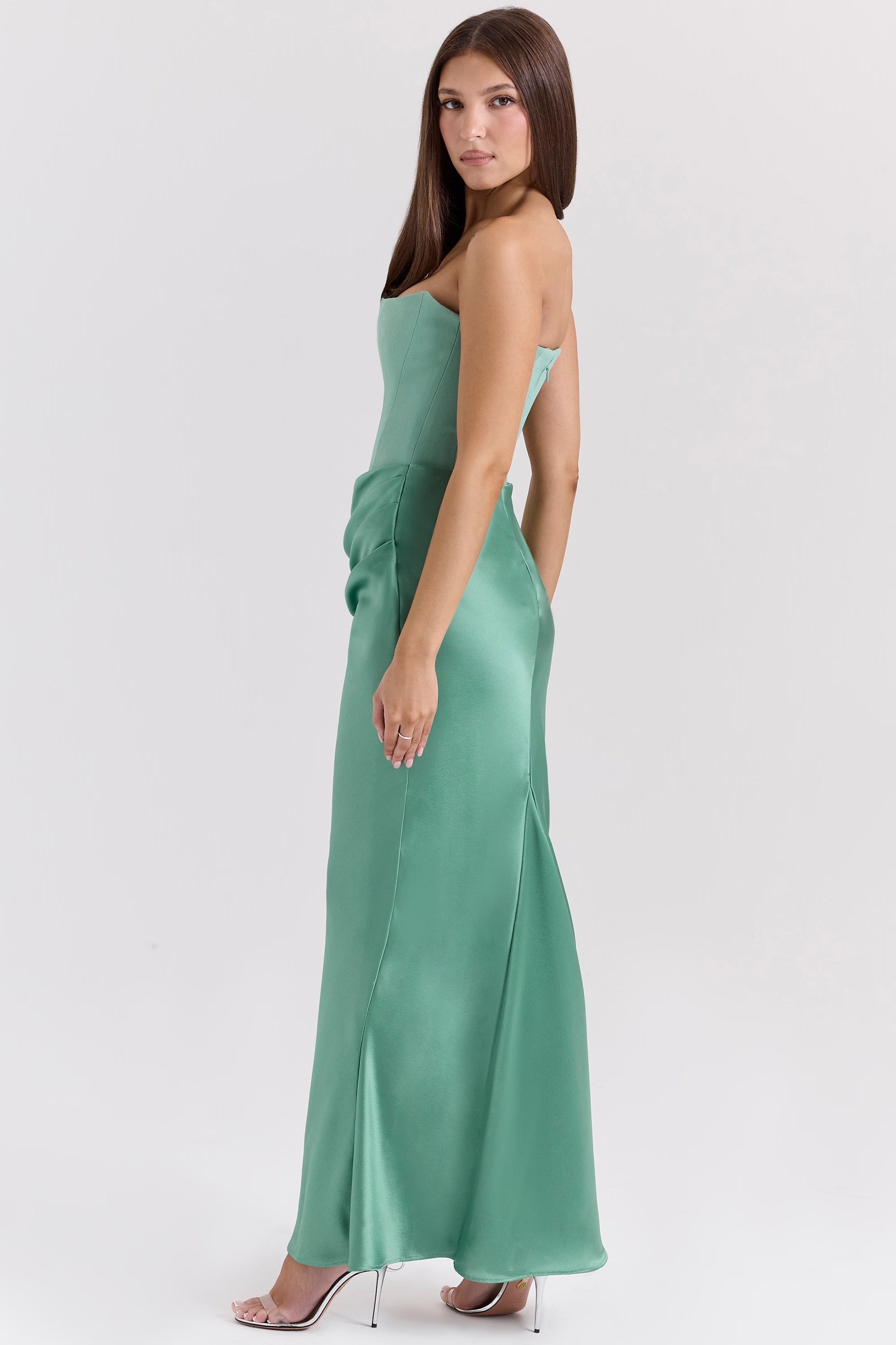 Madison™ | Abito in Satin con Silhouette a Forma di Clessidra