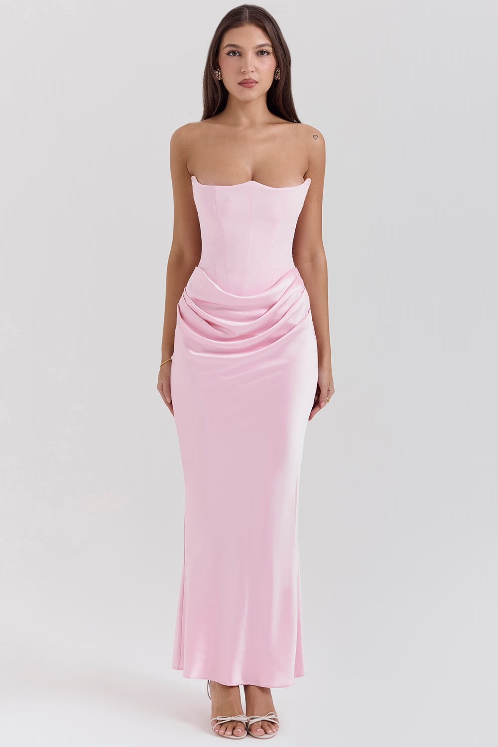 Madison™ | Abito in Satin con Silhouette a Forma di Clessidra