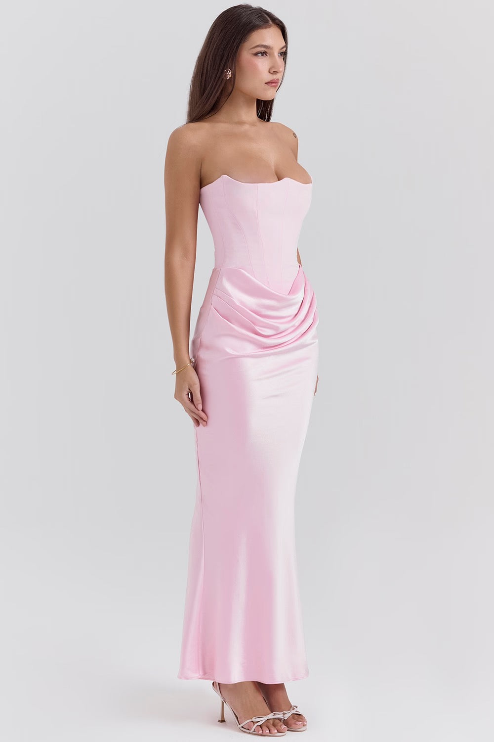 Madison™ | Abito in Satin con Silhouette a Forma di Clessidra