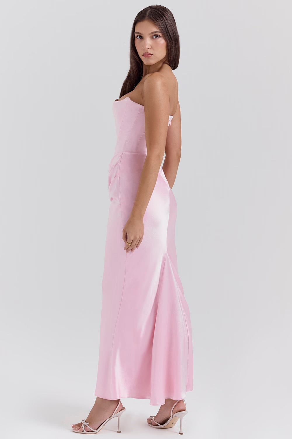Madison™ | Abito in Satin con Silhouette a Forma di Clessidra