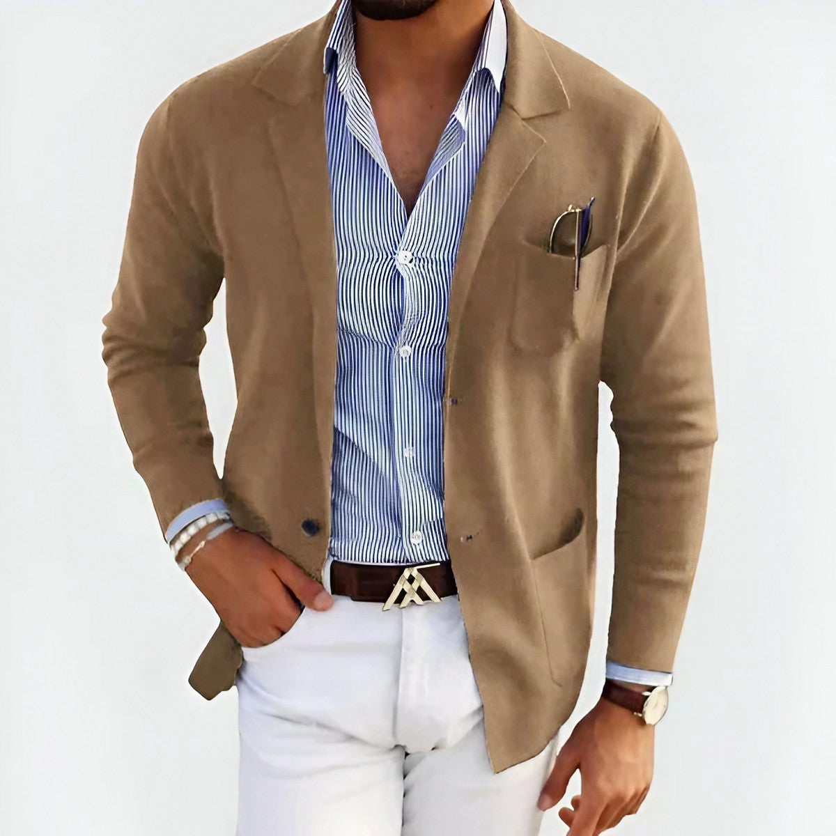 Leonardo™ | Il cardigan in cotone per un'eleganza disinvolta