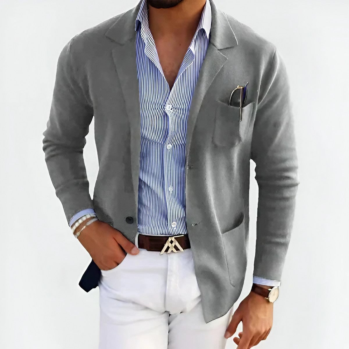 Leonardo™ | Il cardigan in cotone per un'eleganza disinvolta