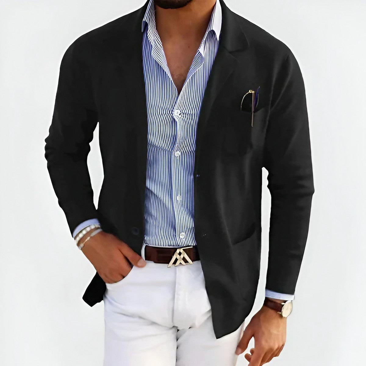 Leonardo™ | Il cardigan in cotone per un'eleganza disinvolta