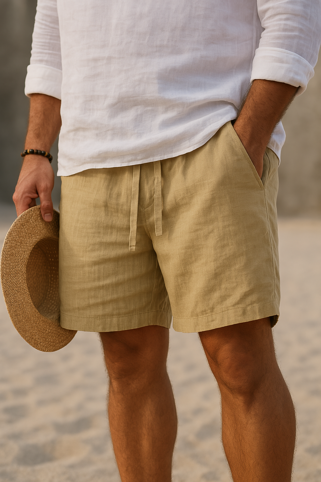 Lorenzo™ | Pantalone in Cotone-Lino
