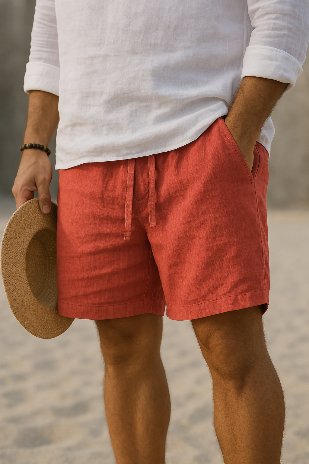 Lorenzo™ | Pantalone in Cotone-Lino