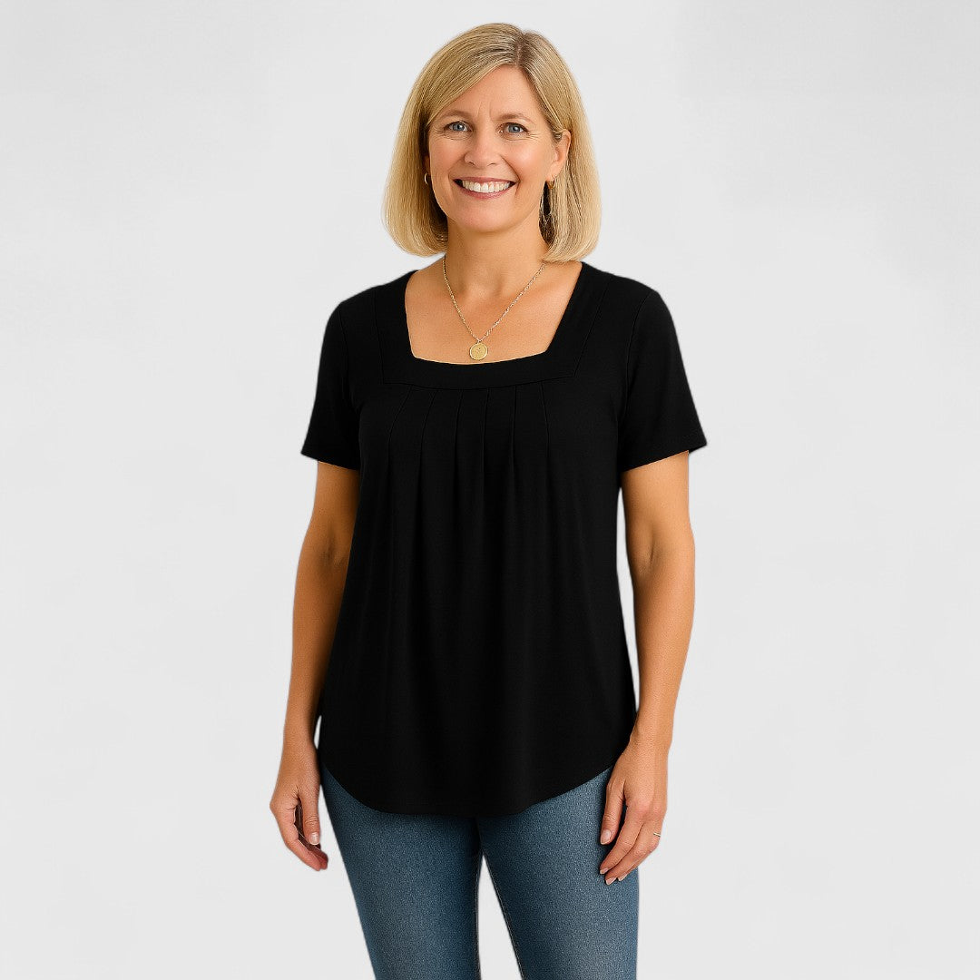 Livia™ | La T-shirt morbida che valorizza con eleganza