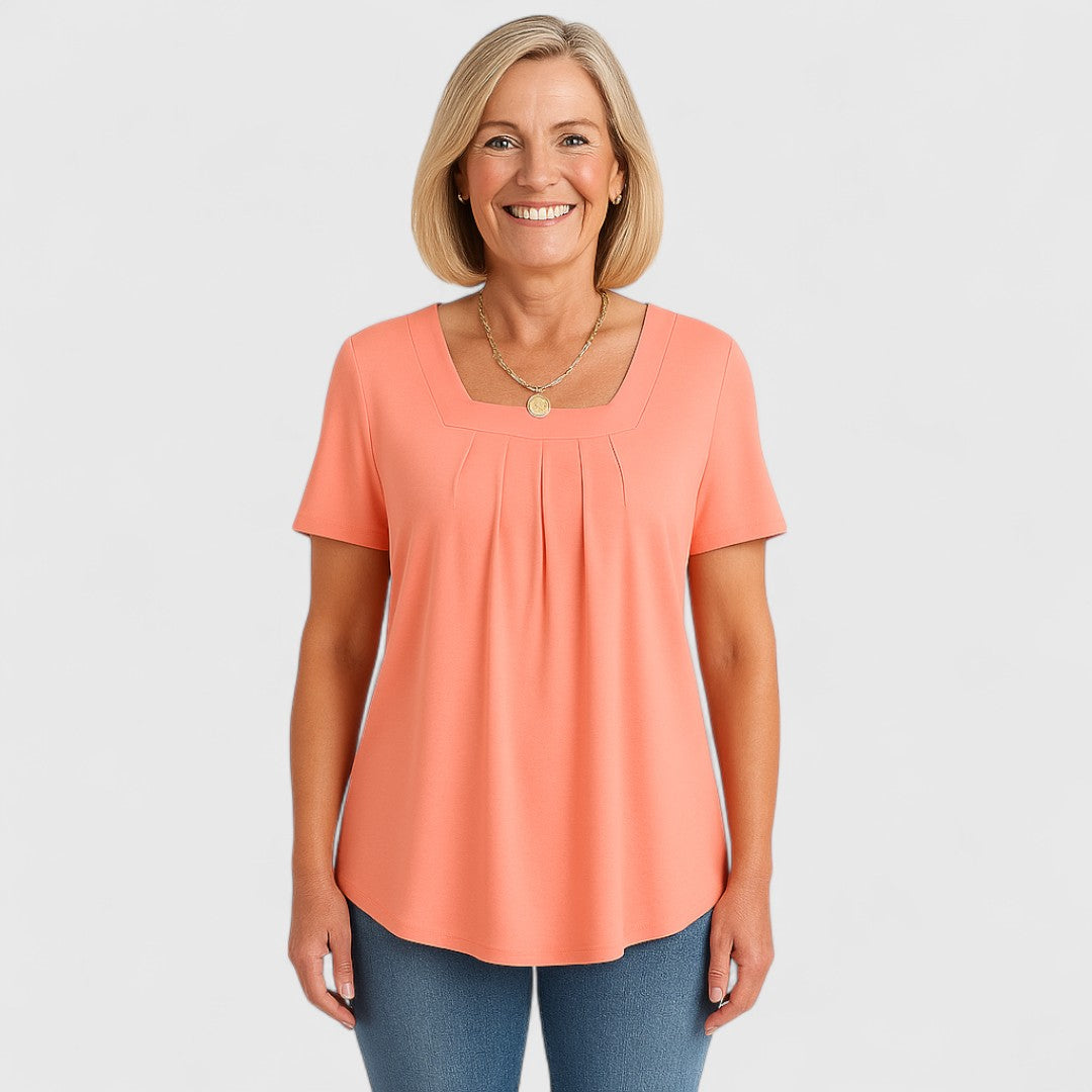 Livia™ | La T-shirt morbida che valorizza con eleganza