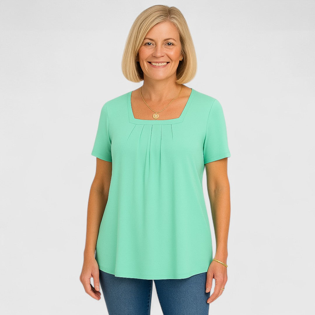 Livia™ | La T-shirt morbida che valorizza con eleganza