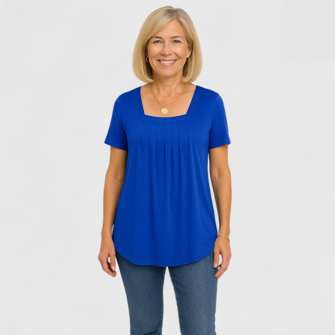 Livia™ | La T-shirt morbida che valorizza con eleganza