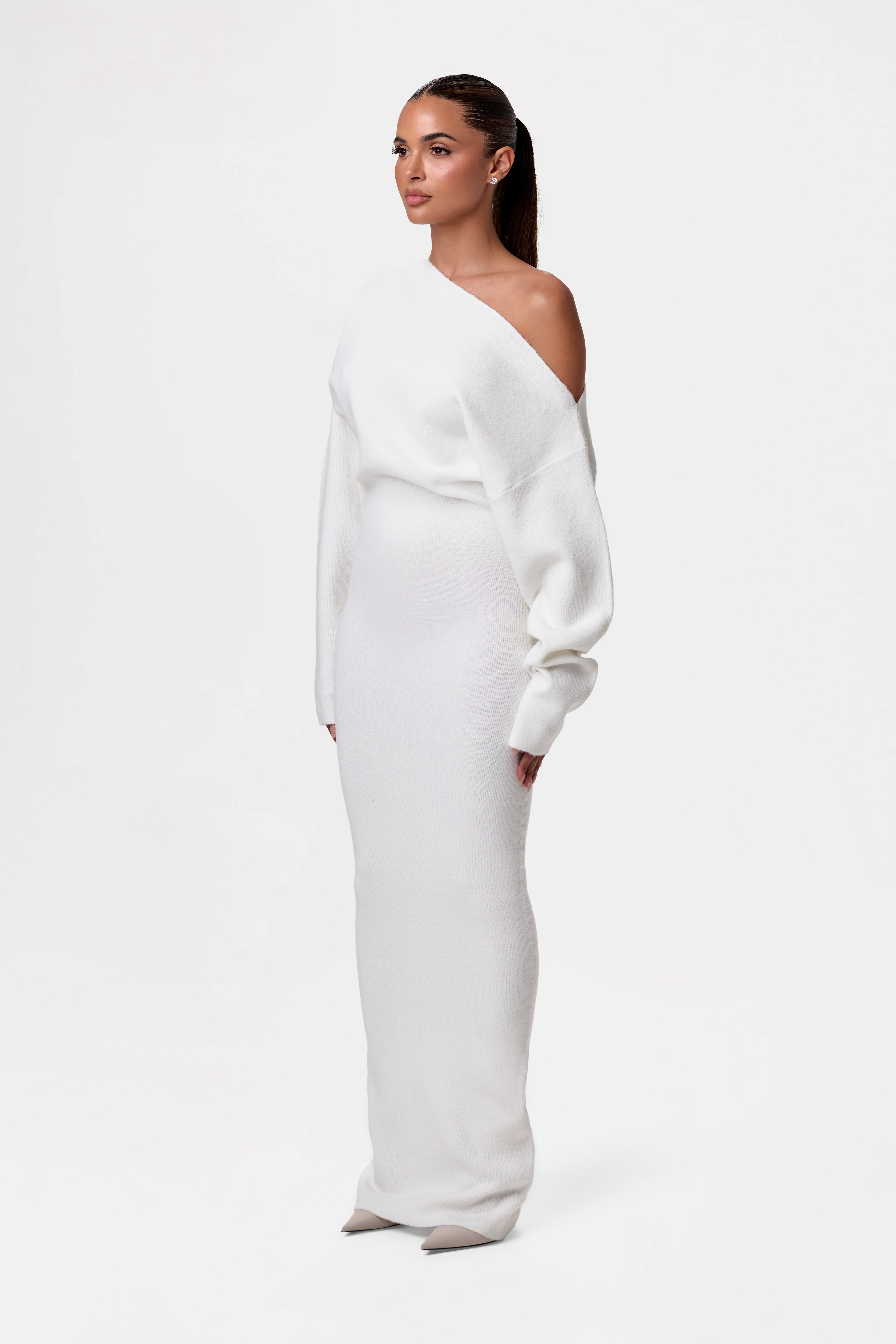 Rosalie™ | Abito Maxi Senza Spalline In Maglia