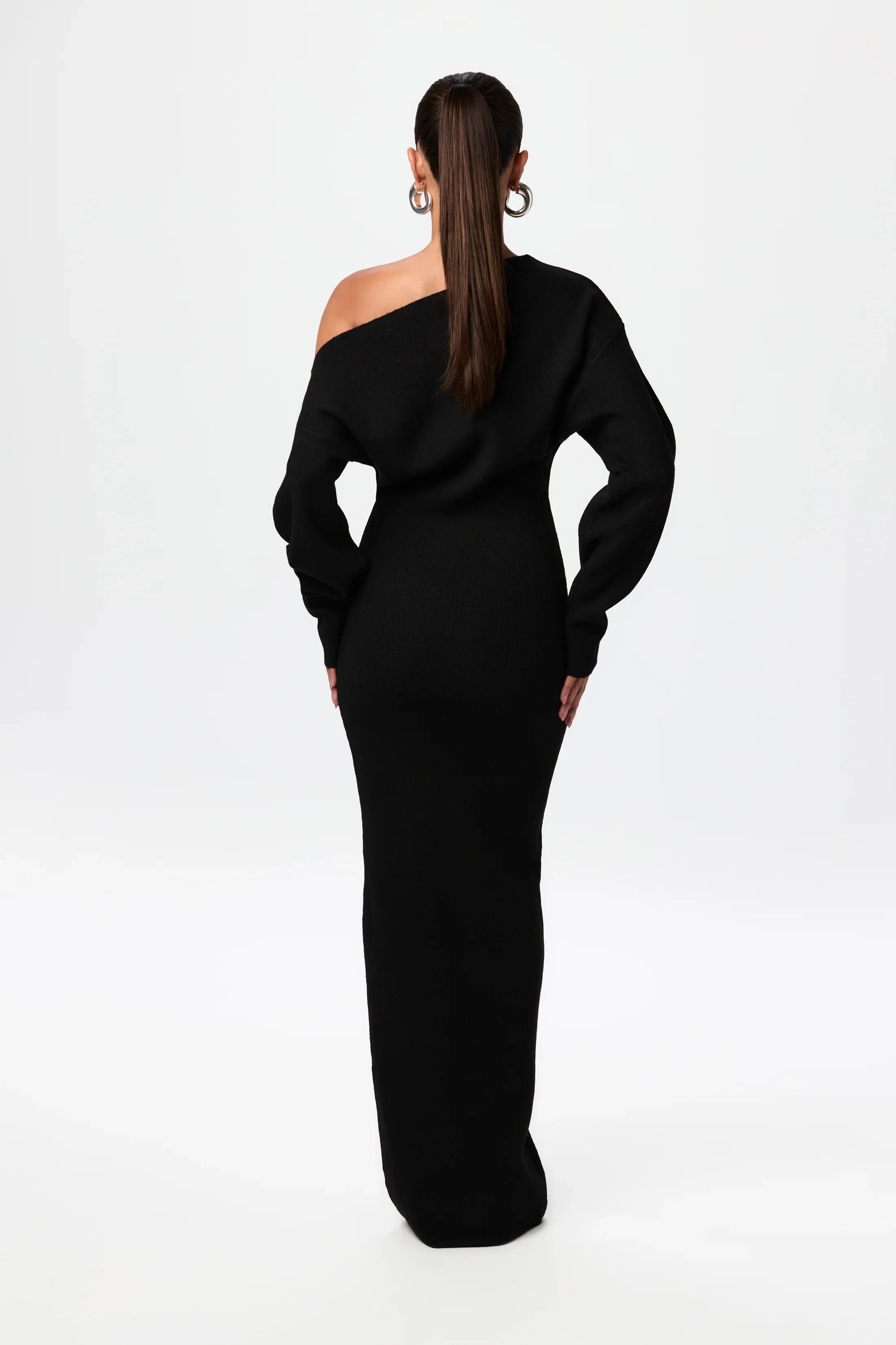 Rosalie™ | Abito Maxi Senza Spalline In Maglia