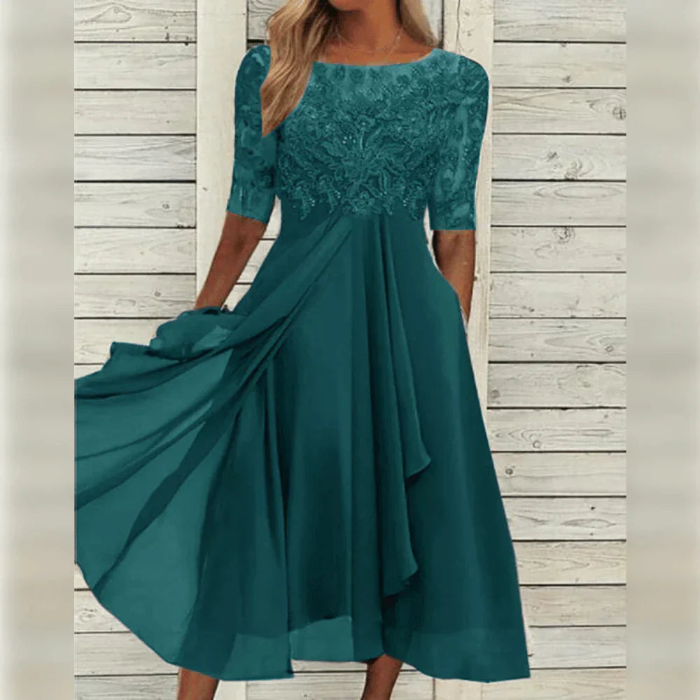 Leni™ | Abito in Chiffon Chic