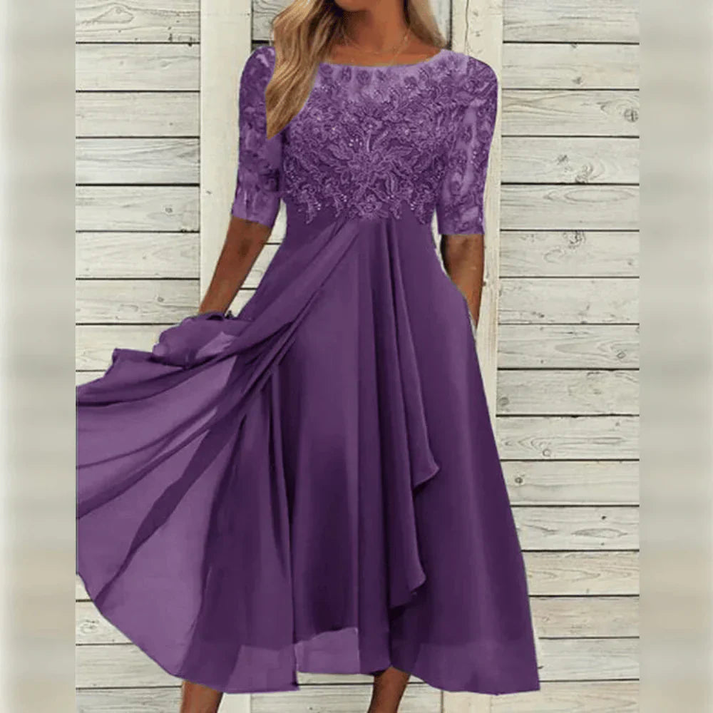 Leni™ | Abito in Chiffon Chic