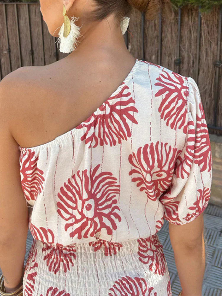 Sigrid™ | Abito Asimmetrico Elegante