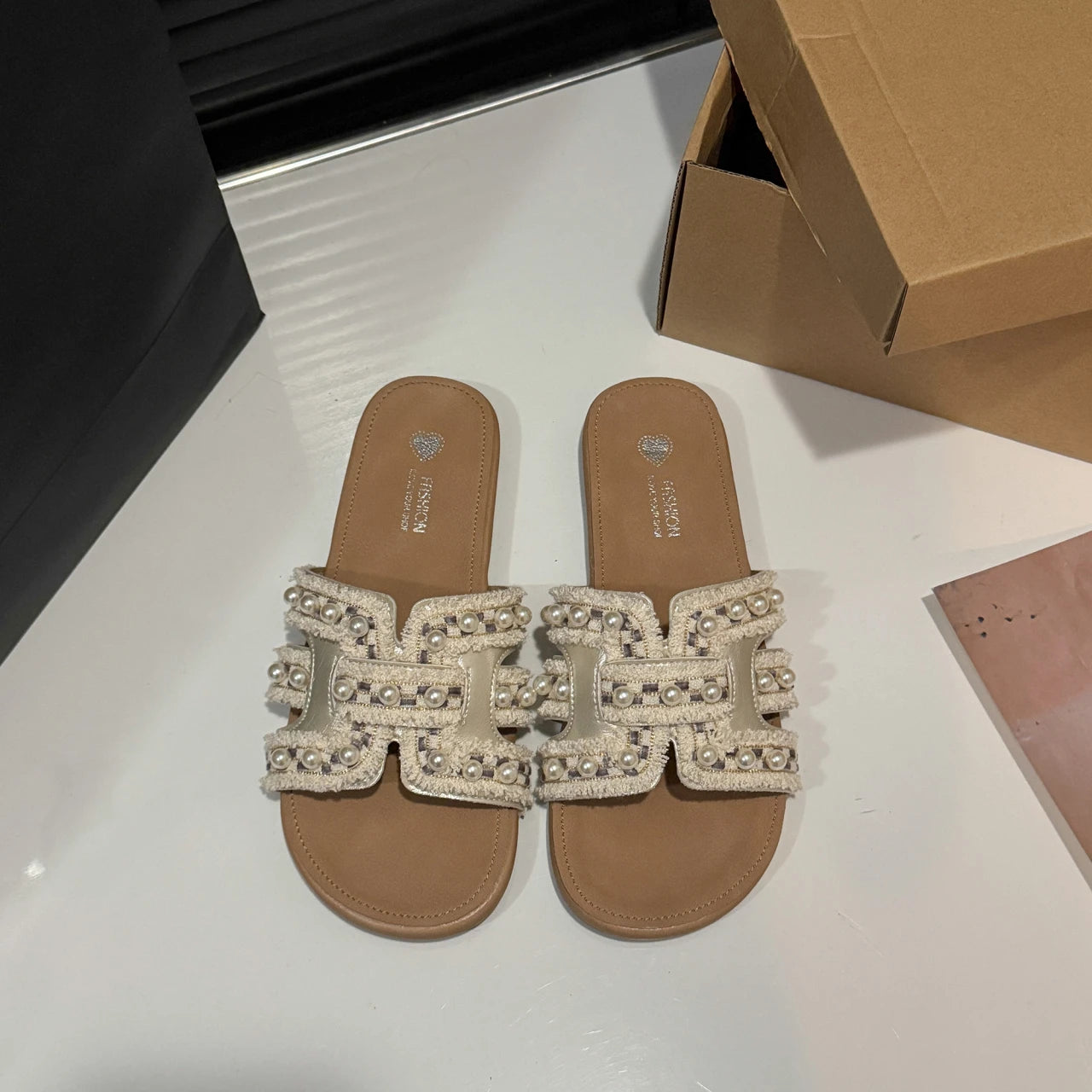 Beatrice™ | Sandali con perle