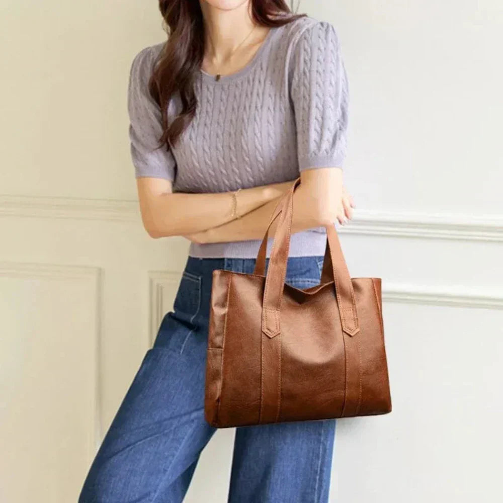 Nora | Borsa a spalla morbida di lusso minimalista