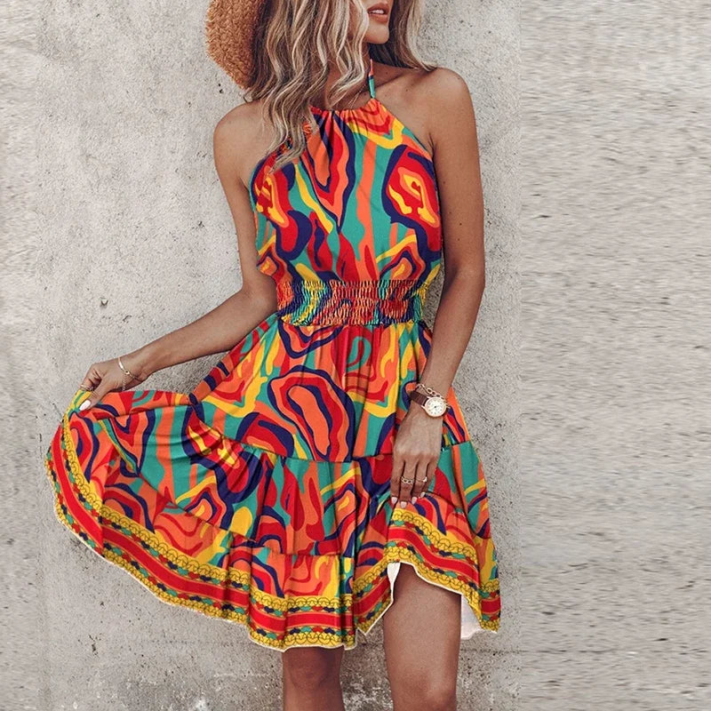 Angela™ - Abito Halter Chic