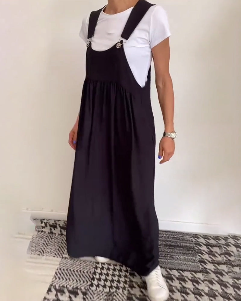 CAMILLE | Vestito Fluido Senza Maniche Casual-Chic