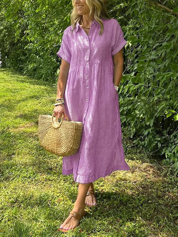 CASSIE | ABITO STRIATO ELEGANTE