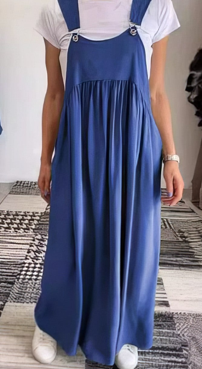 CAMILLE | Vestito Fluido Senza Maniche Casual-Chic