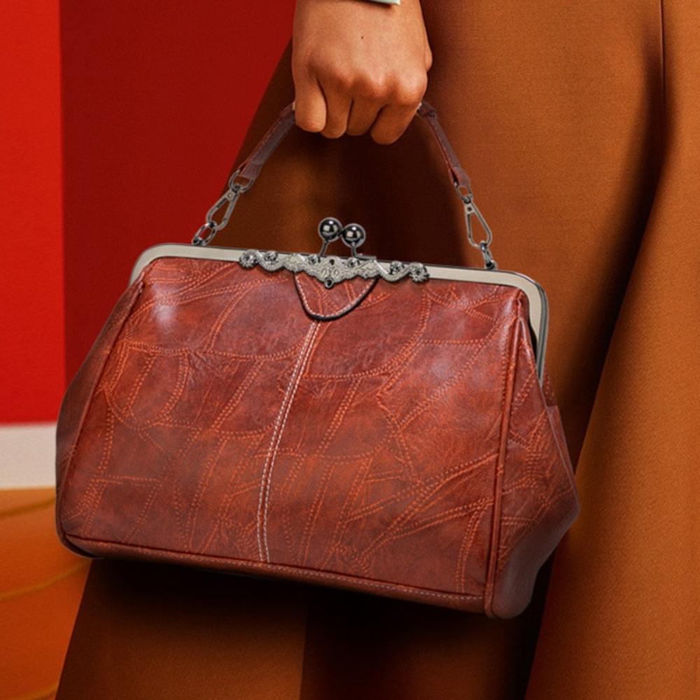 Mila | Borsa a tracolla vintage con chiusura a pattina
