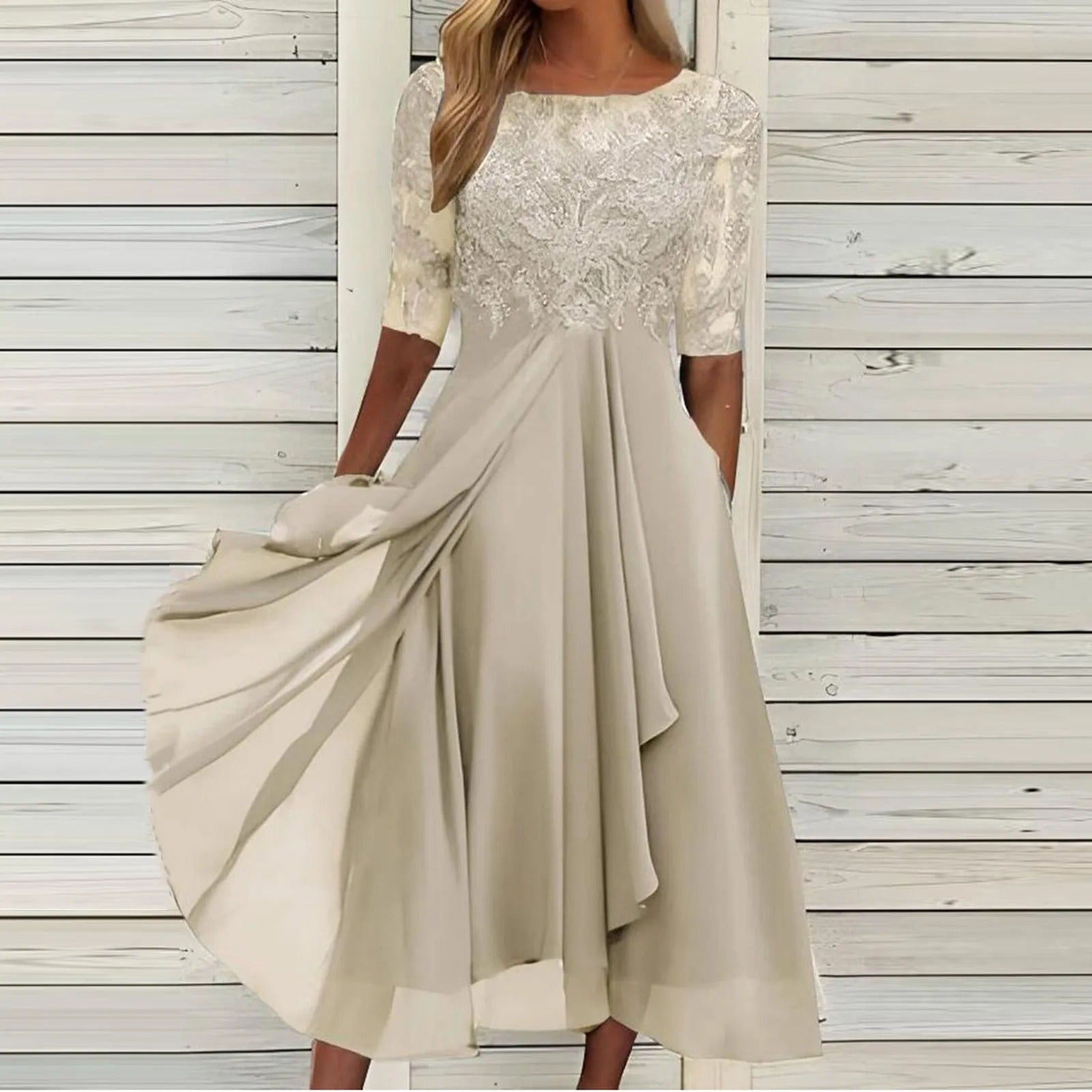 Leni™ | Abito in Chiffon Chic