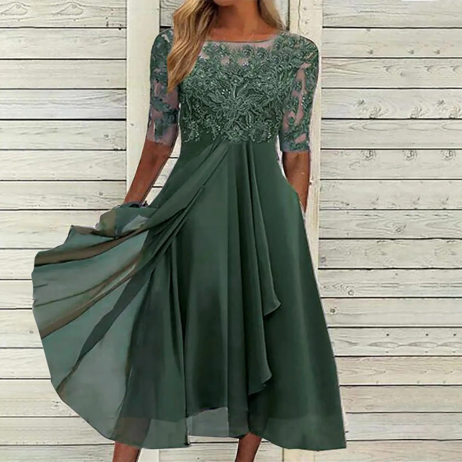 Leni™ | Abito in Chiffon Chic