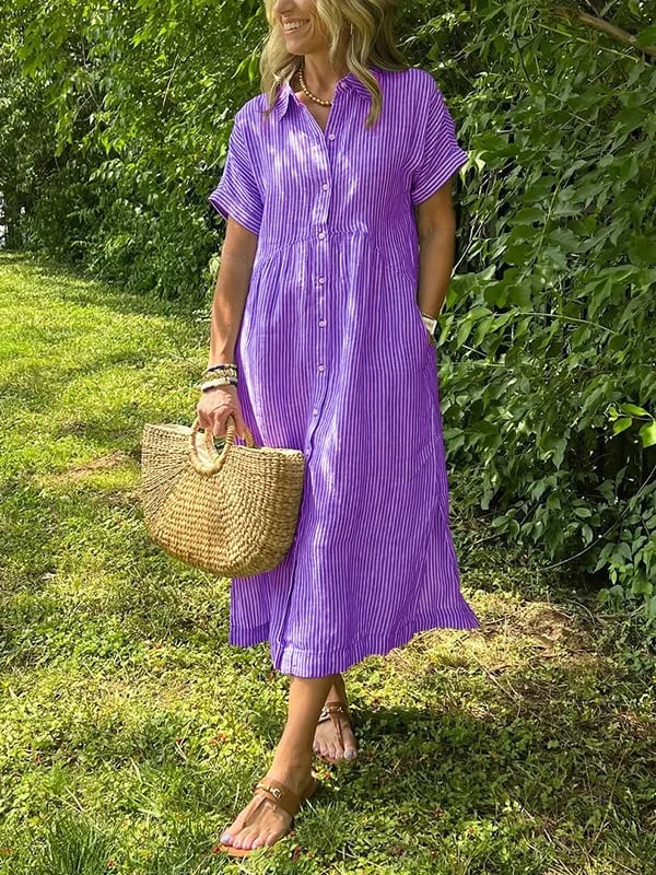 CASSIE | ABITO STRIATO ELEGANTE