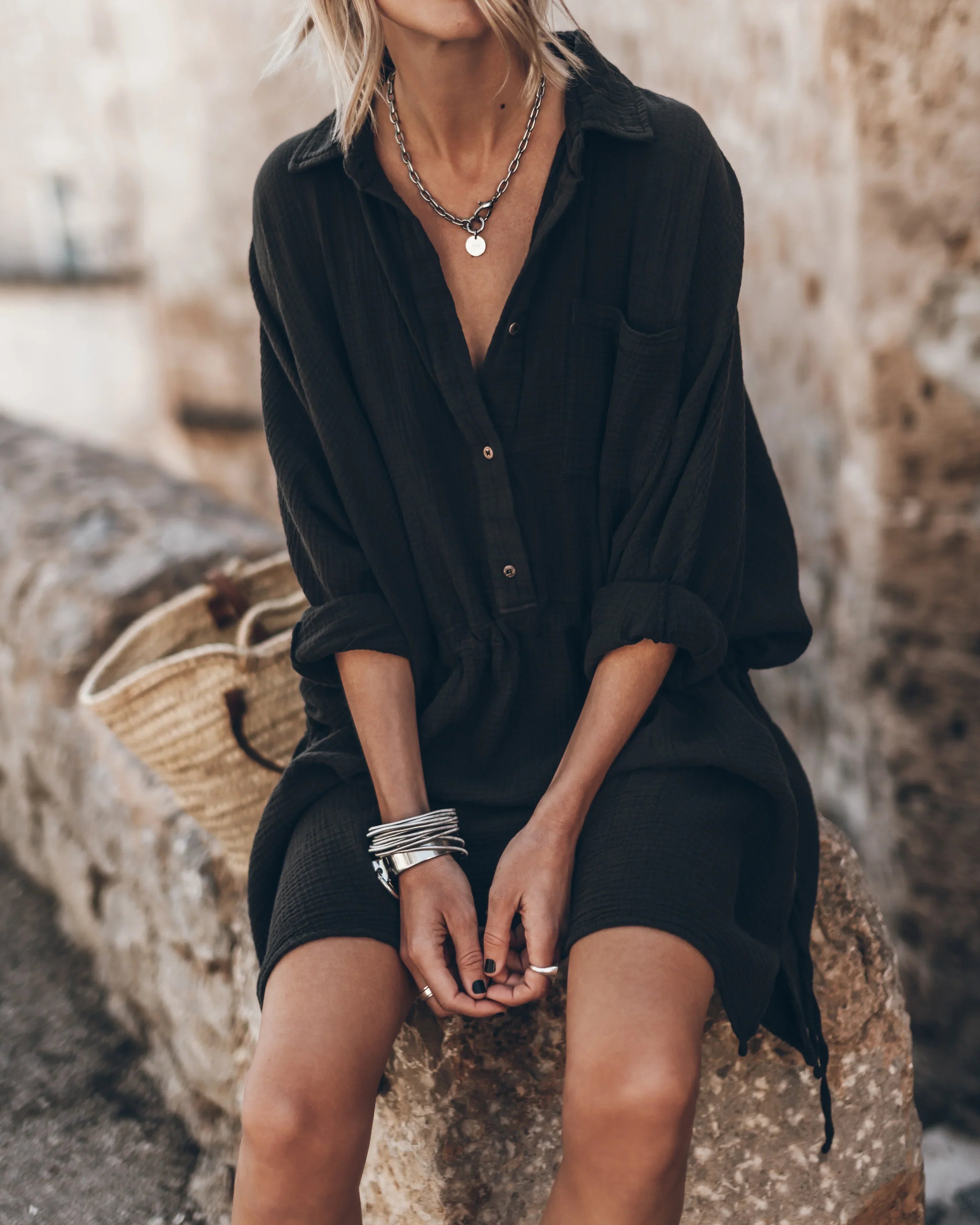 Quinn™ - Abito Camicia Classico