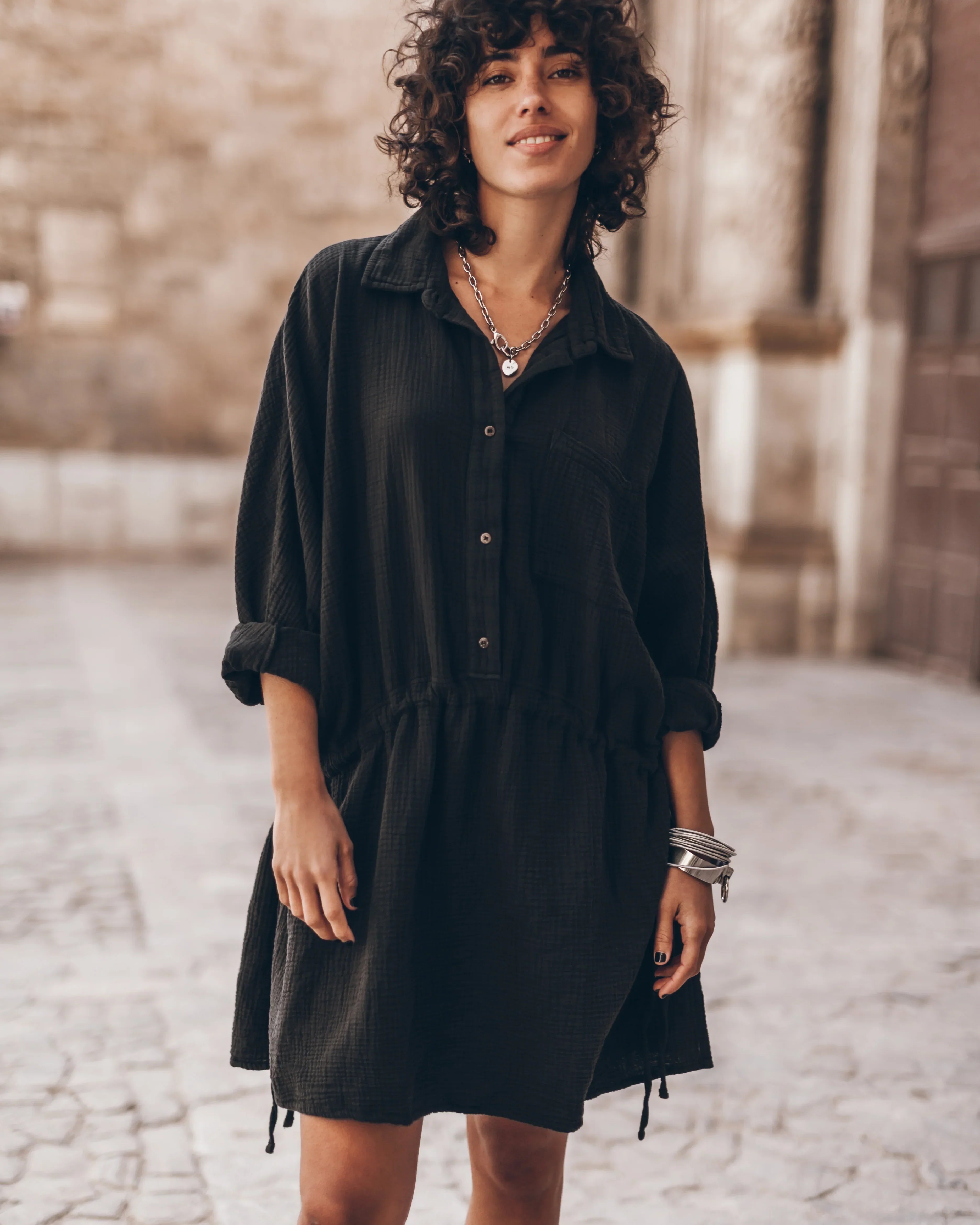 Quinn™ - Abito Camicia Classico