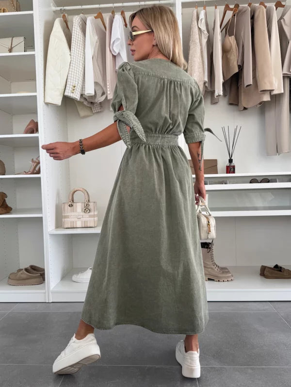 Luise™ | Abito in Denim Luminescente