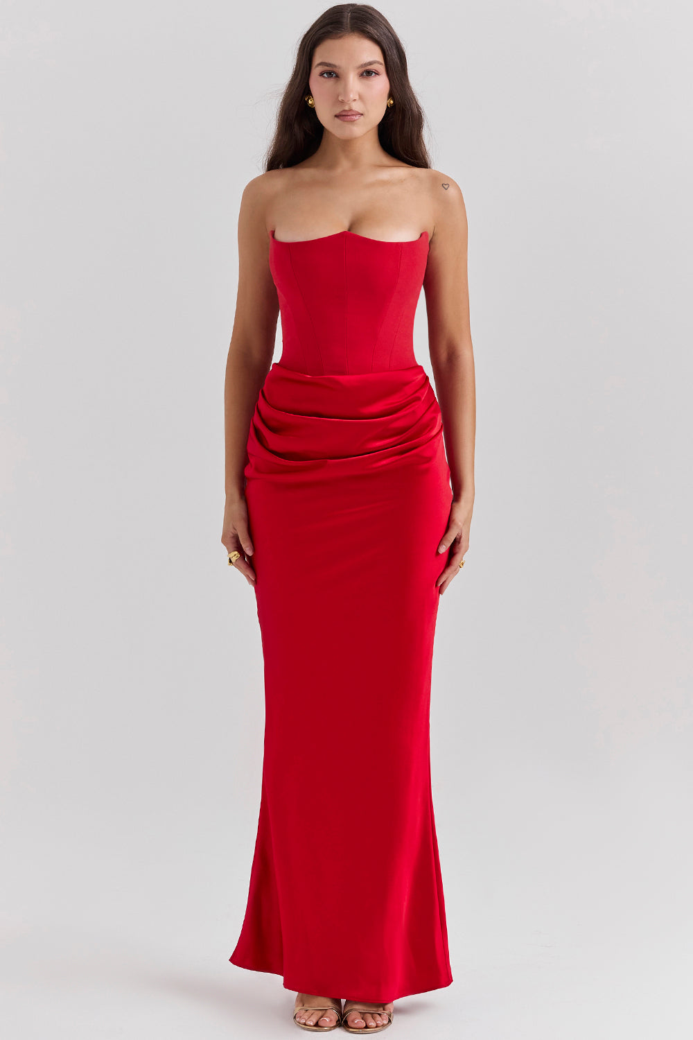Madison™ | Abito in Satin con Silhouette a Forma di Clessidra