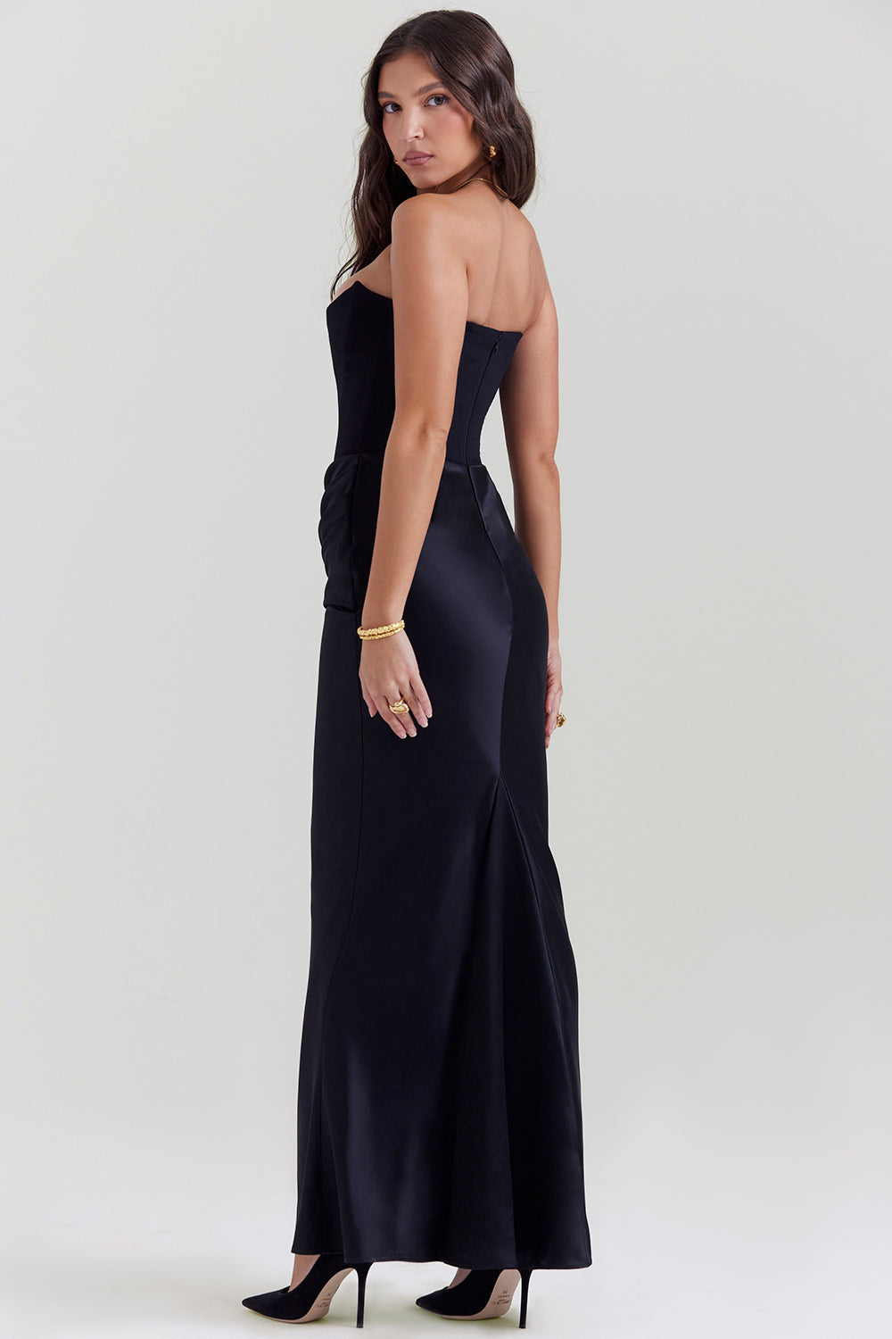 Madison™ | Abito in Satin con Silhouette a Forma di Clessidra