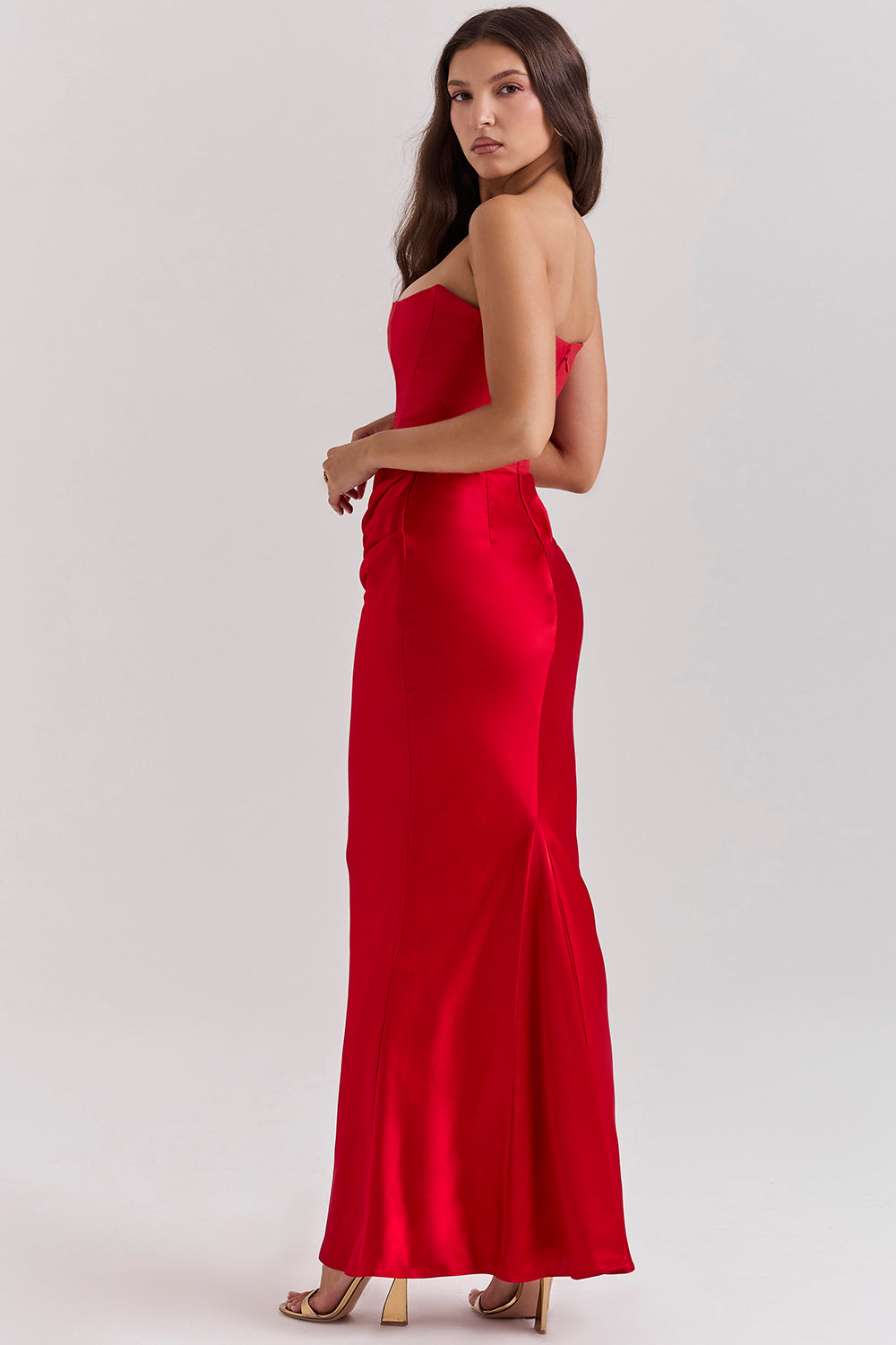 Madison™ | Abito in Satin con Silhouette a Forma di Clessidra