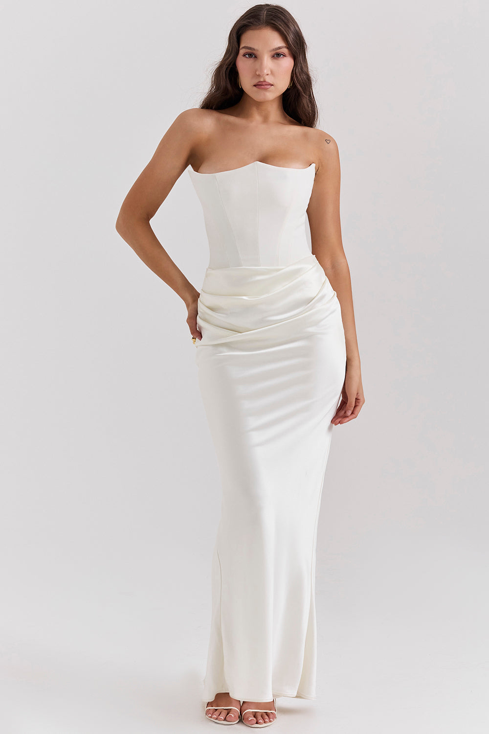 Madison™ | Abito in Satin con Silhouette a Forma di Clessidra