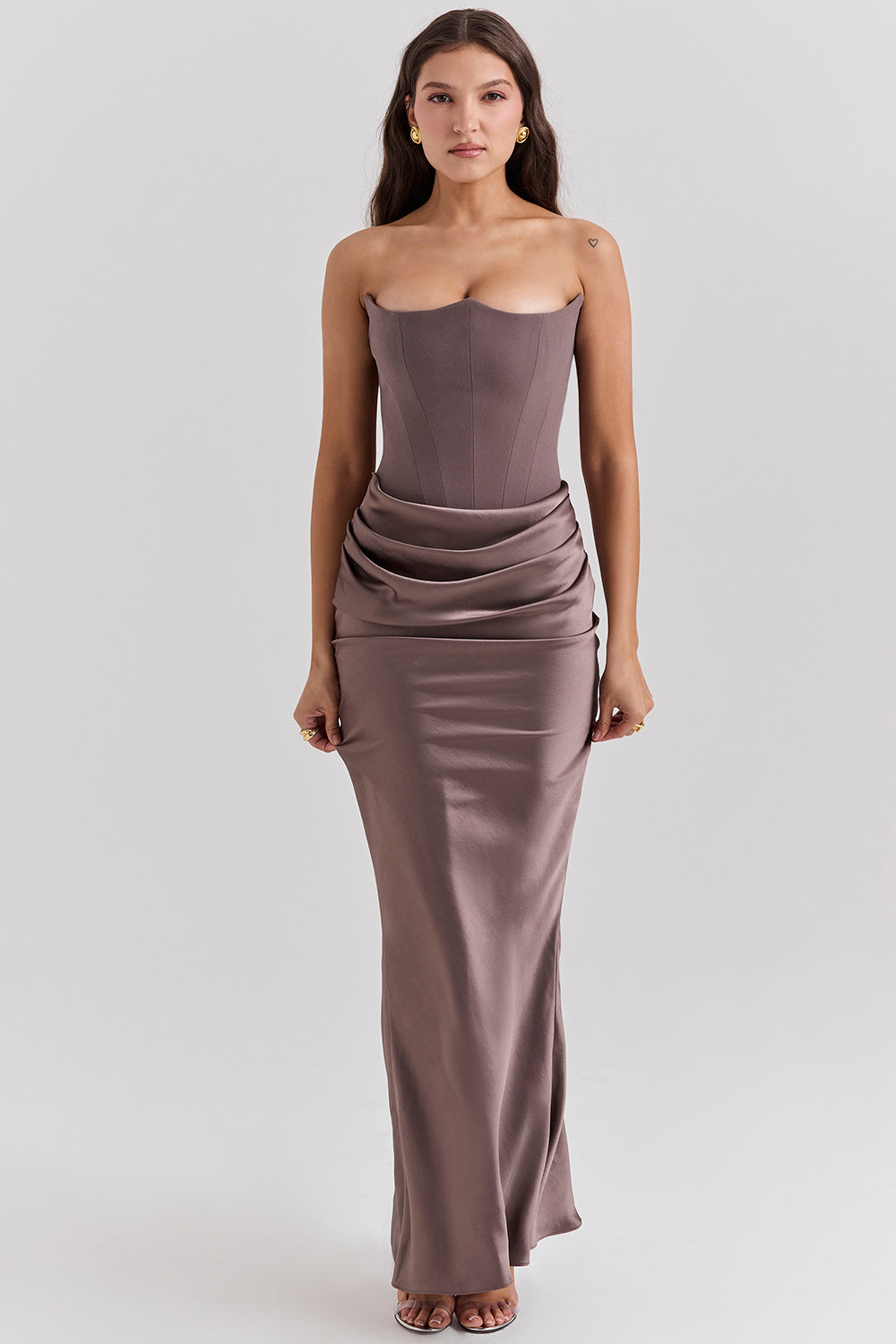 Madison™ | Abito in Satin con Silhouette a Forma di Clessidra