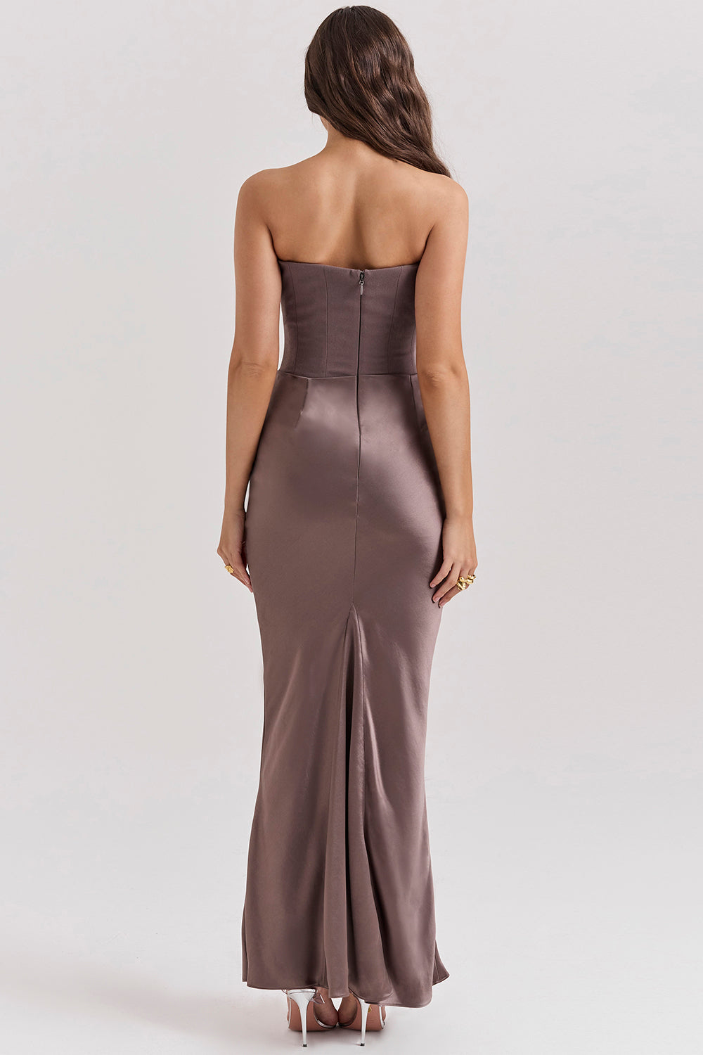 Madison™ | Abito in Satin con Silhouette a Forma di Clessidra