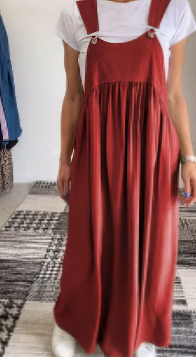 CAMILLE | Vestito Fluido Senza Maniche Casual-Chic