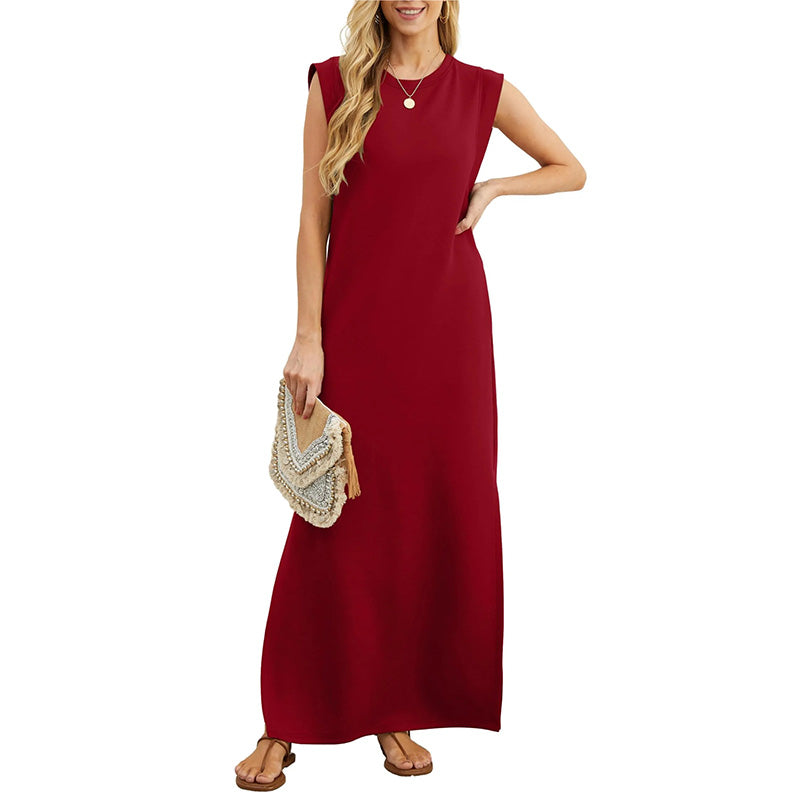 Therese™ | Abito Maxi Senza Maniche in Design Minimalista