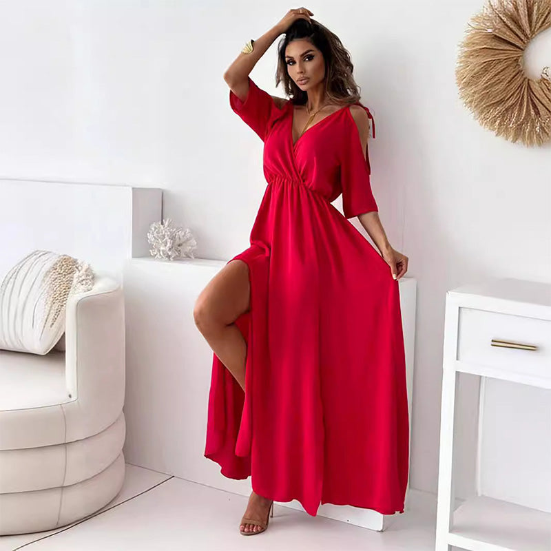Valentina™ | Abito Maxi Fluttuante Senza Spalline