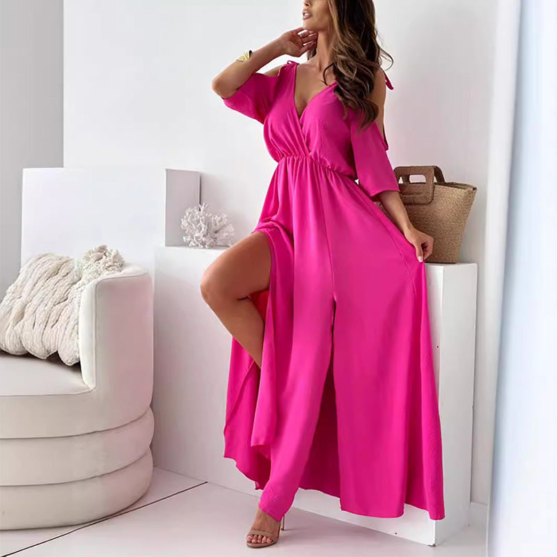 Valentina™ | Abito Maxi Fluttuante Senza Spalline