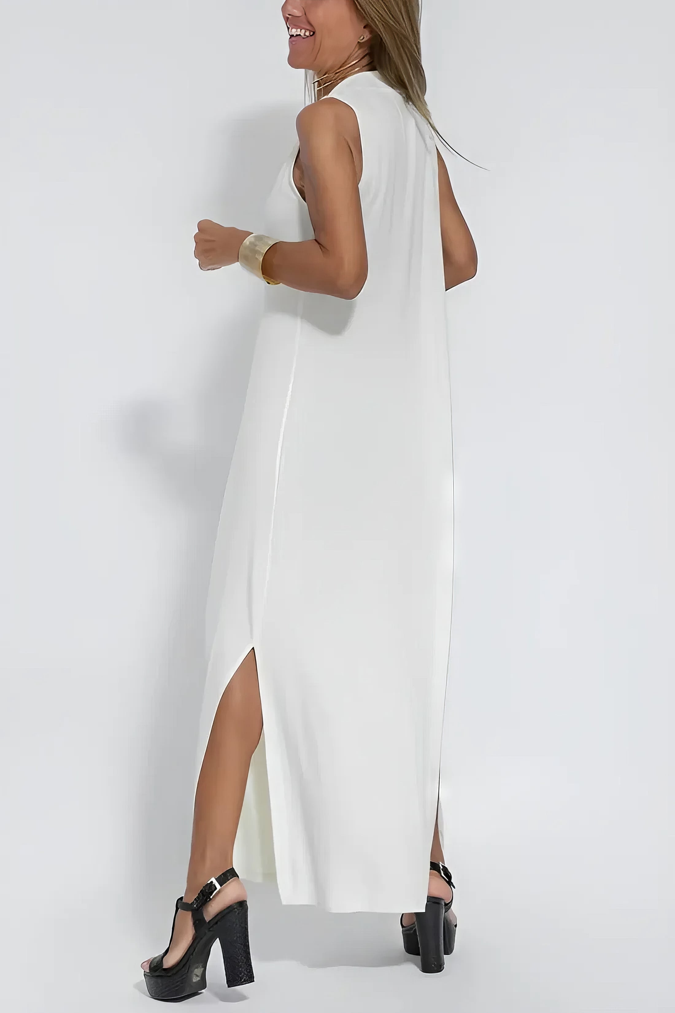 ELISE | Vestito Lungo Elegante con Cardigan Abbinato in Omaggio